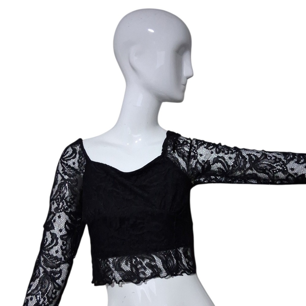 Y2k Kirious Babydoll Fairygrunge Lace Women size Small Whimsigoth Dark Fairy Top